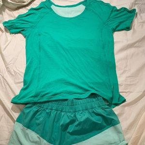Lululemon Green Tennis Outfit